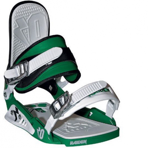 Vázání na snb NITRO ZERO white/green bílé/zelené - VÝPRODEJ