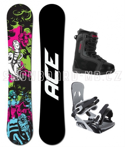 Snowboard komplet Ace Monster black