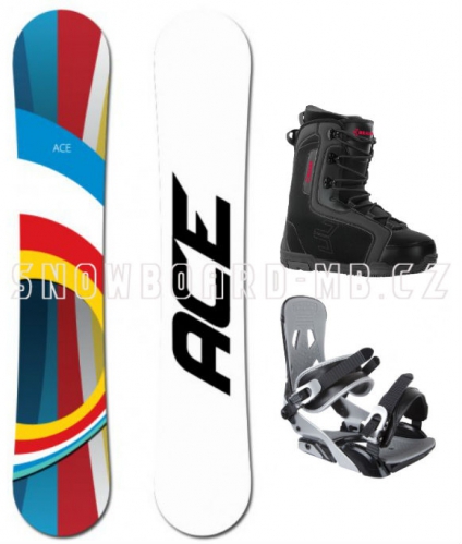 Snowboard komplet Ace B52 white