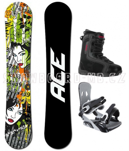 Snowboardový komplet Ace Vixen black