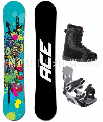 Snowboard komplet Ace Venom blue/black