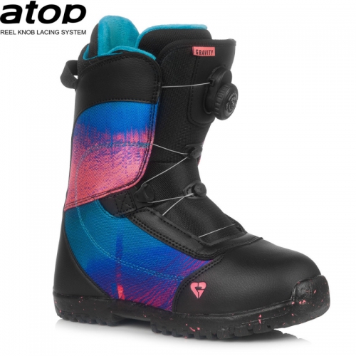 Dětské boty Gravity Micra Atop black/pink