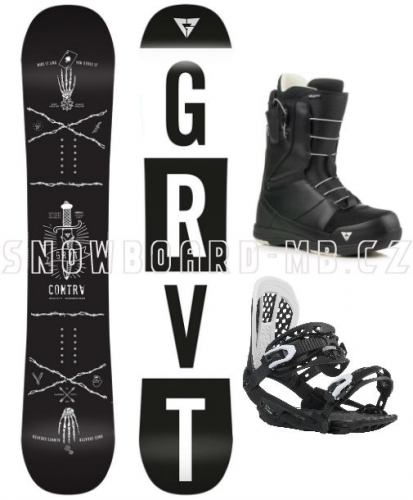 Snowboard komplet Gravity Contra 2018