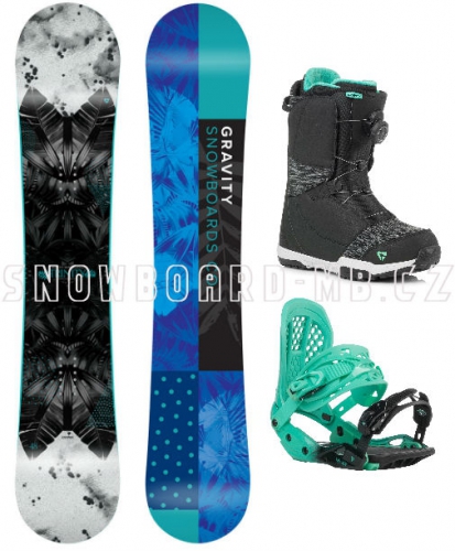 Dámský komplet Gravity Trinity (rychlostahovací boty)