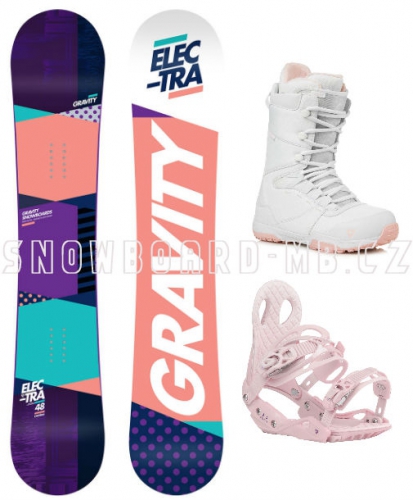 Dámský komplet Gravity Electra bílo-růžový