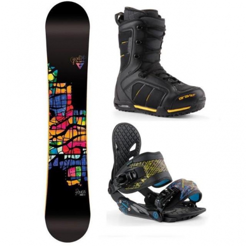 Snowboard komplet GRAVITY Raven, allmountain/freeride snb