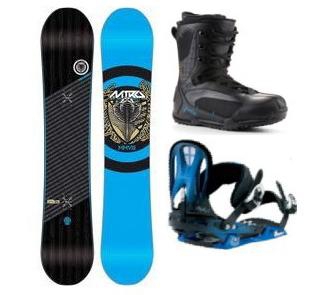 Pánský snowboardový komplet NITRO TEAM 152 cm, snb set