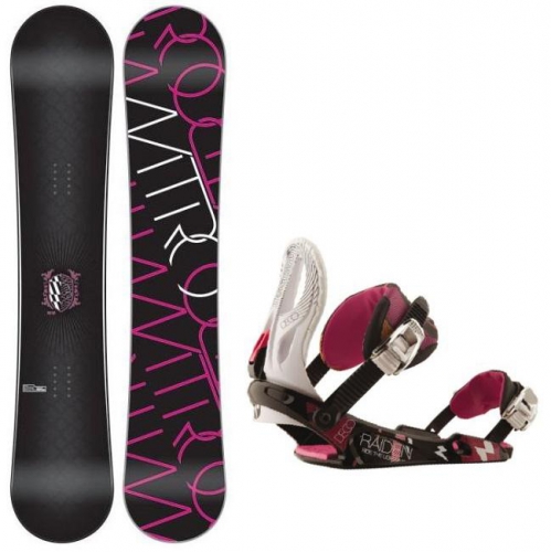 Dámský snowboard komplet NITRO, snowboard a vázání
