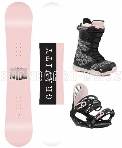 Dámský komplet Gravity Mist black/pink 2019/20