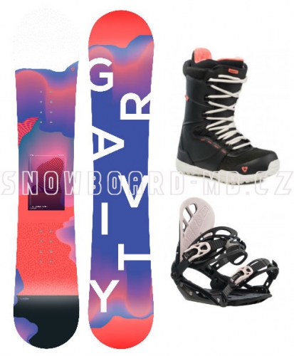 Dámský snowboard komplet Gravity Sirene 2019/20