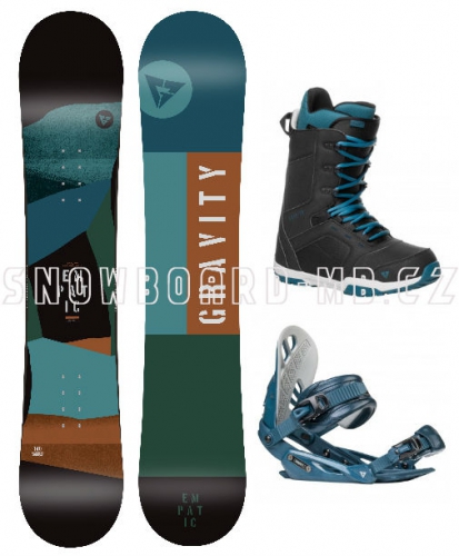 Snowboardový komplet Gravity Empatic s botami Recon