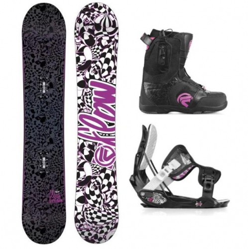 Dámský snowboardový komplet FLOW, dámské snb sety