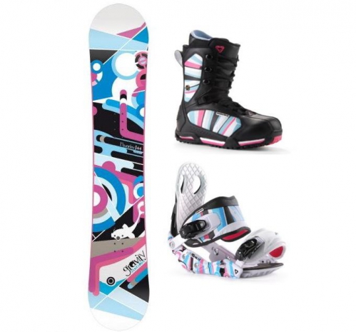 Dámský snowboard komplet Gravity Thunder