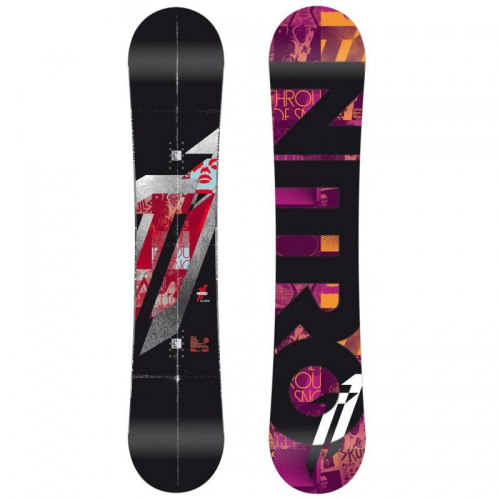 Freestyle snowboard NITRO T1 153 wide, snowpark deska - AKCE