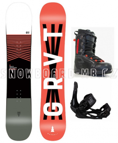 Snowboard komplet Gravity Madball Teen - AKCE