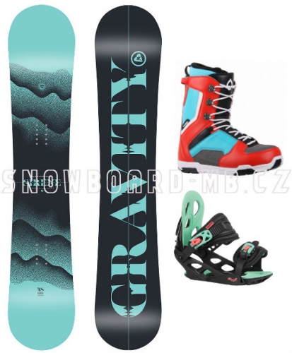 Dámský snowboard komplet Gravity Sirene Max