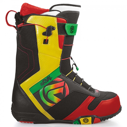 Snowboardové boty FLOW Rival Quick Fit Rasta