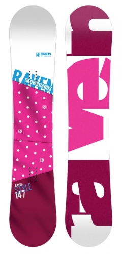 Dámský snowboard Raven Style pink