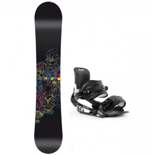 Snowboard set Gravity pro muže i pro ženy