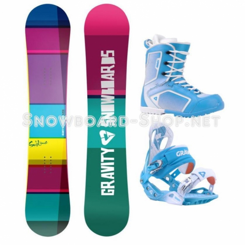 Dámské snowboardy komplety Gravity