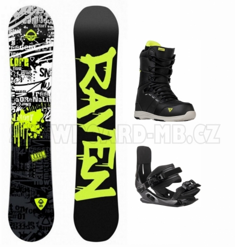 Juniorský snowboard set Raven Core pro větší děti