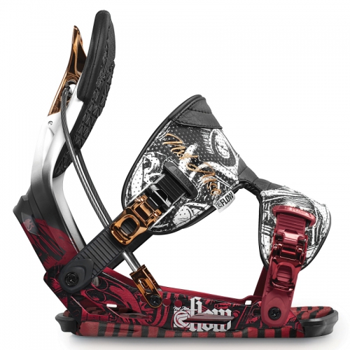 Snowboardové vázání FLOW Nxt-atse red/bronze 11/12