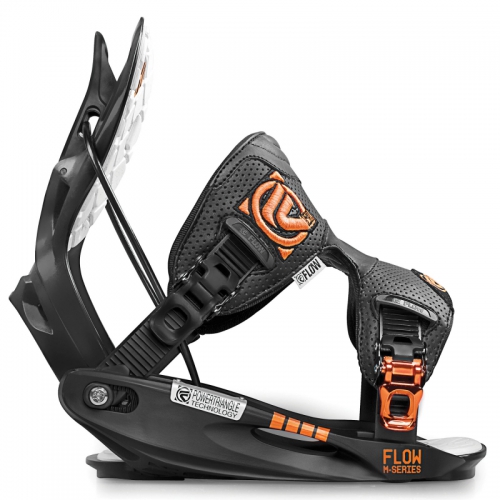Snowboardové vázání FLOW M9 black/orange 11/12