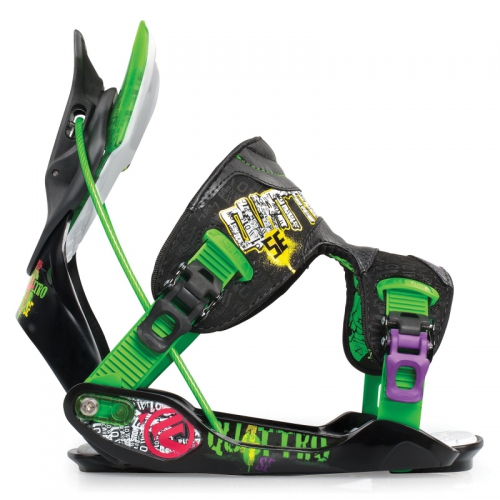 Freestyle vázání FLOW Quattro-SE black/green 11/12