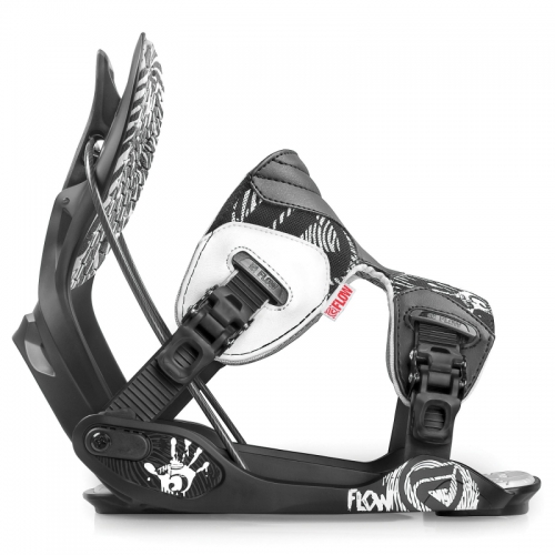 Snowboardové vázání FLOW The Five black/černé 11/12