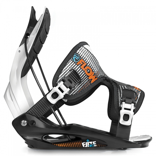 Snowboardové vázání FLOW Flite 2 white/black - VÝPRODEJ