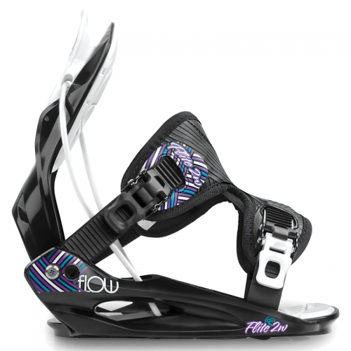 Dámské snowboard vázání FLOW Flite 2w black 11/12