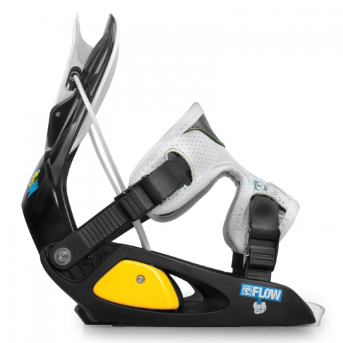 Dětské snowboardové vázání FLOW Micron black/white 11/12