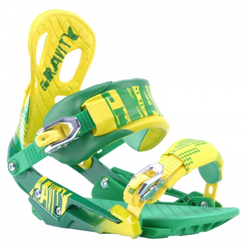 Snowboardové vázání Gravity G3 green/yellow 11/12 - AKCE