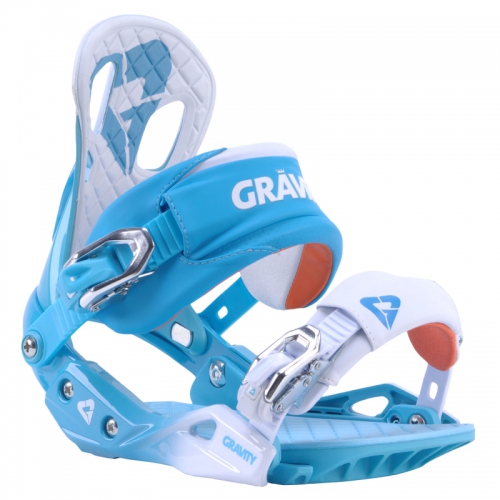 Dámské snowboardové vázání Gravity G3 lady blue/white 11/12 - AKCE