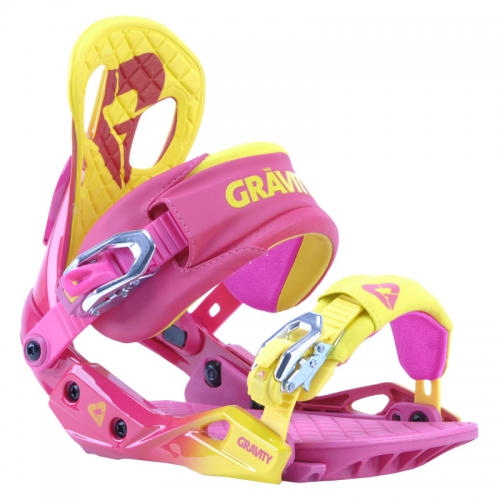 Dámské snowboardové vázání Gravity G3 lady pink/yellow 11/12