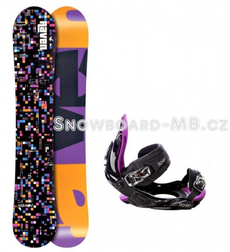 Dámský snowboard komplet, sety snb levně