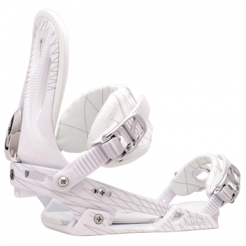 Snowboard vázání NITRO RAIDEN BLACKHAWK white/bílé