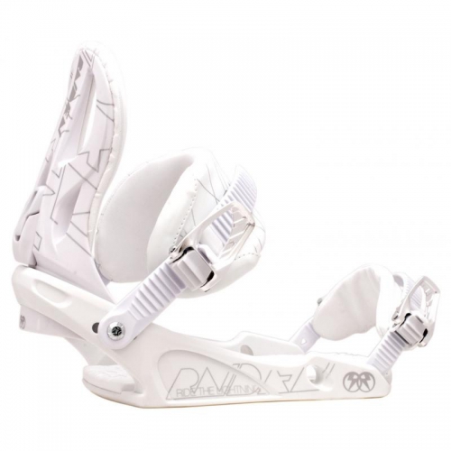 Dámské snowboardové vázání NITRO RAIDEN DECO white - VÝPRODEJ