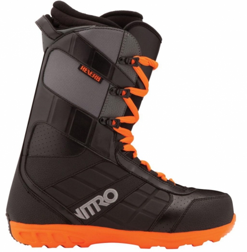 Snowboardové boty NITRO REVERB black/grey/orange - AKCE