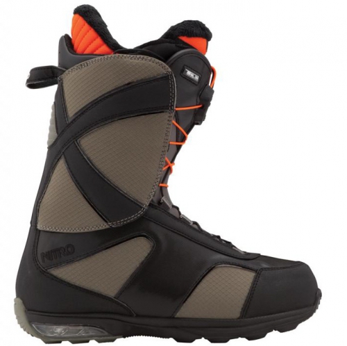 Snowboardové boty NITRO RECOIL TLS army ripstop/black - AKCE