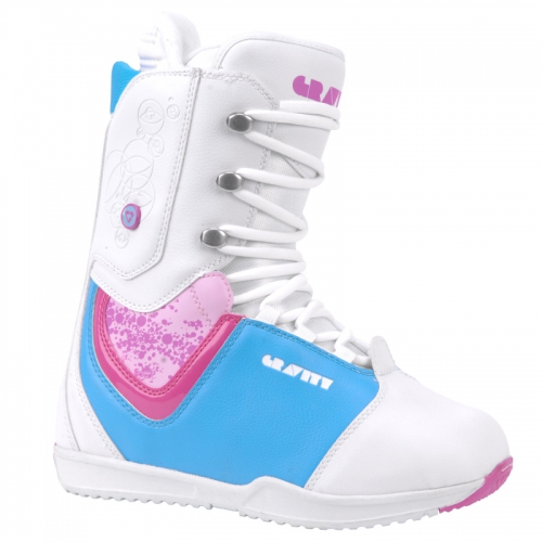 Dámské snowboardové boty Gravity Thunder white/bílé - VÝPRODEJ