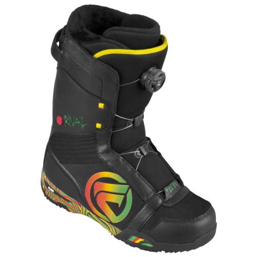 Boty Flow Rival Boa black/rasta 2012/2013