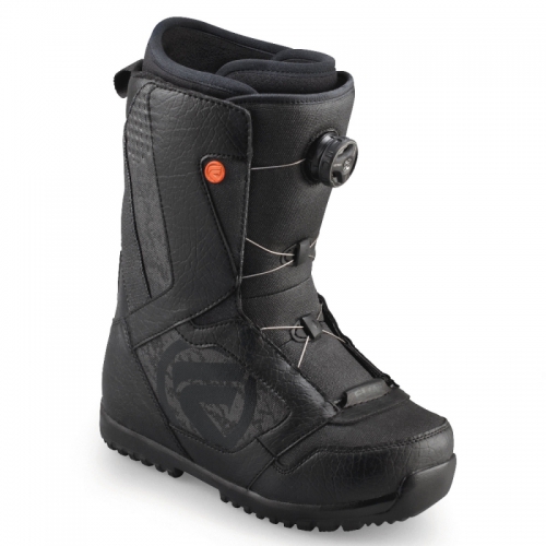 Snowboardové boty Flow Ansr Boa black, utahování kolečkem