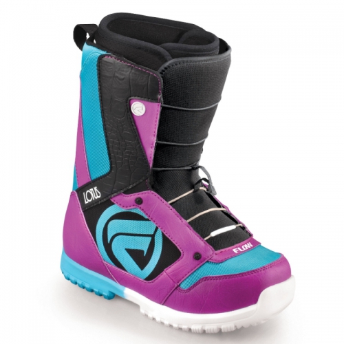 Dámské boty Flow Lotus Boa teal/purple quick fit utahování