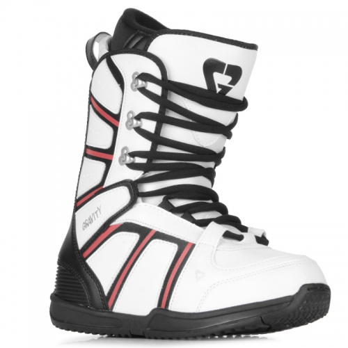 Dámské boty na snowboard Gravity Rosa white/red - VÝPRODEJ