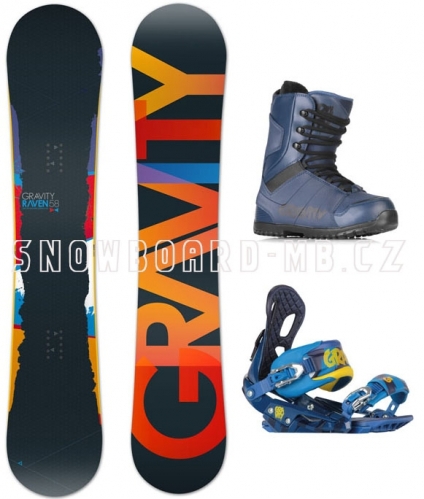Pánský snowboard komplet Gravity Raven 1