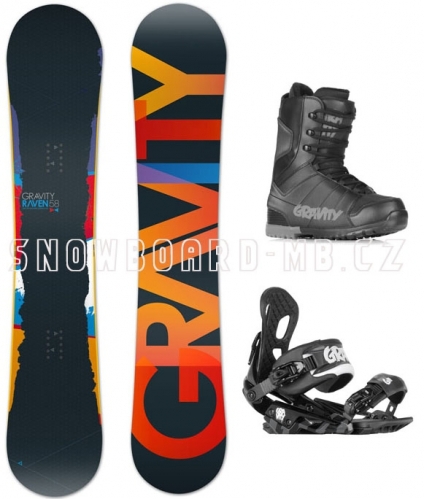 Pánský snowboard komplet Gravity Raven 2