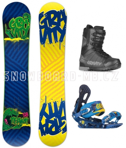 Pánský snowboard komplet Gravity Team wide 3