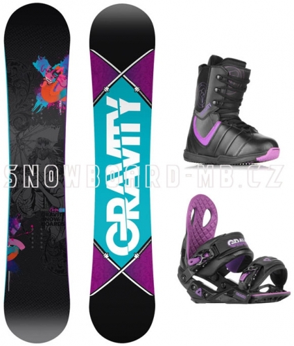 Dámský snowboard komplet Gravity Electra 1