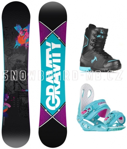 Dámský snowboard komplet Gravity Electra 3